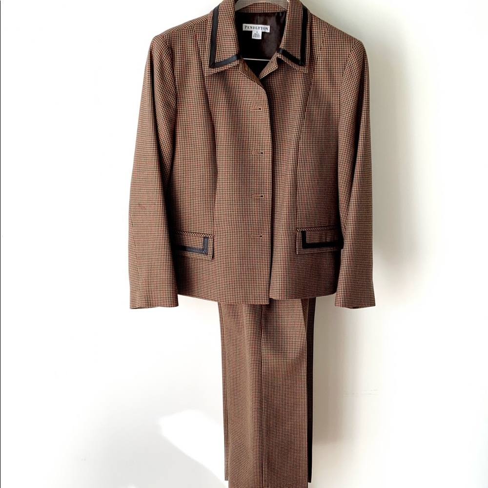 Vintage Pendleton wool suit with pants